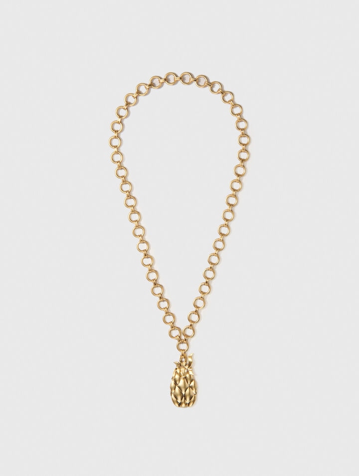 Collana lunga ananas