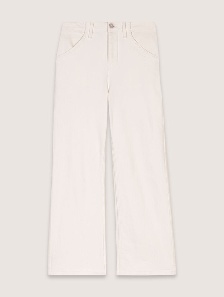 Jeans con taglio carpenter